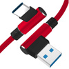 Typ-C 1M | Winkel-USB-Ladekabel für Telefon | Quick Charge 3.0 2.4A | AM30