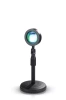 Stimmungsvolle LED-Projektorlampe, die den Sonnenuntergang imitiert, mit 7 farbigen Einsätzen
