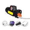 LED Stirnlampe XPE Q5 + COB | Magnet, 500lm, 1000mAh | TL-101-B