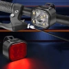 USB LED Fahrradlicht Set vorne + hinten | Wasserdichte Fahrradlichter | BK-L325