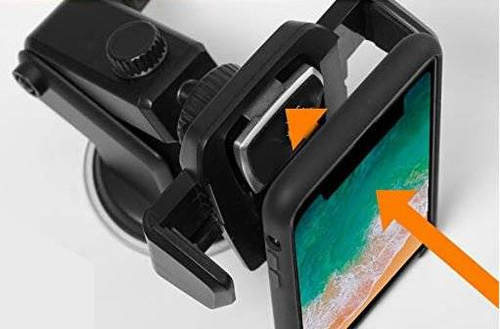 Autohalterung für Handy mit teleskopischem Arm und Saugnapf | Gravitationshalterung | PSI-C038