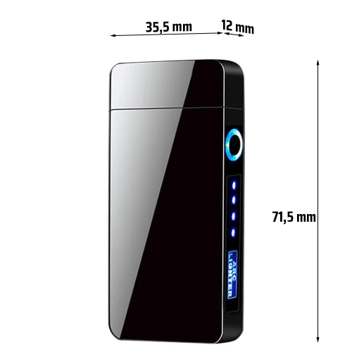 Stylisches Plasma Feuerzeug | winddicht | USB | Touchscreen | JL-613