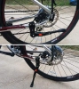 Aluminium Fahrradständer | Verstellbarer Seitenständer | Hinterradständer für 24-28-Zoll-Räder | YYBC-125