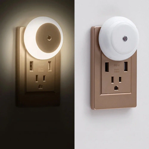 Smartes LED-Nachtlicht mit Dämmerungssensor | Warmlicht-Kontakt-Nachtlicht | JL-510