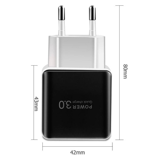 Netzladegerät Quick Charge 3.0 | Schnellladung 3A | Adaptive Fast Charging | CA-051