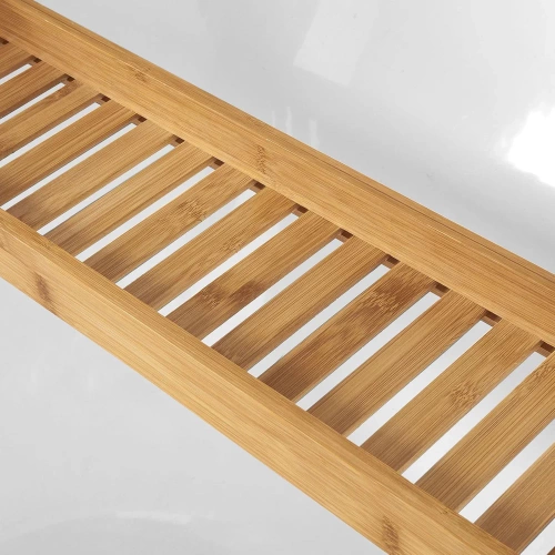 Bambus Badewannenregal | Aufsatz | Badezimmer Organizer | Home Spa | BBR-683
