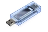 Digitaler Spannungsmesser | USB-Tester | Spannungs- und Stromverbrauchsmesser | Multifunktionales Batterieprüfgerät | KWS-V20-BLUE