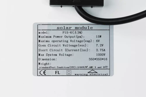 LED-Flutlicht Set | 300 W + Solarpanel 6 V/15 W mit Fernbedienung | 5.000 lm, 12.000 mAh, IP66