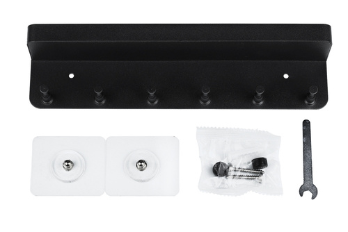 Wandgarderobe für Schlüssel und Kleidung mit Ablagefach für Kleinteile | ZW-J26