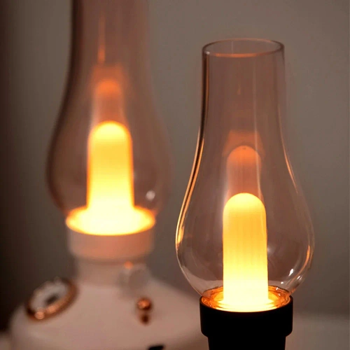 LED-Luftbefeuchter | Ultraschall-Luftbefeuchter mit Nachtlichtfunktion | grün | LA-0621-GREEN