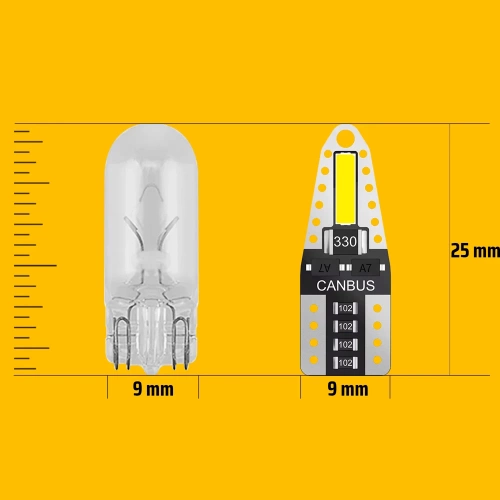 W5W T10 2 SMD 7020 LED-Autobirne