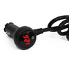 Zigarettenanzünder-Steckdosenverteiler | Voltmeter | 4 USB-Anschlüsse | HC67B