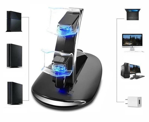 Dockingstation zum Laden von 2 PS4-Controllern | HB-P02