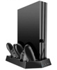 Kühlständer für PS4 / Slim | Dockingstation mit 3 USB-Hubs | HB-P06-3in1