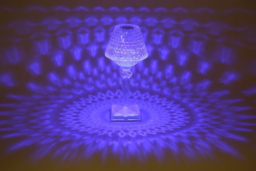 LED-Tischlampe mit integriertem Akku und Fernbedienung | RGB-Lampe | YG-1127-C16