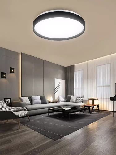 Deckenleuchte | Dimmbar | LED | CRL-24W-SCHWARZ