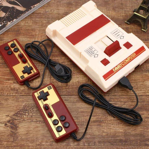 Retro Konsole FC Compact Vintage | 132 Spiele 8-Bit | RS35