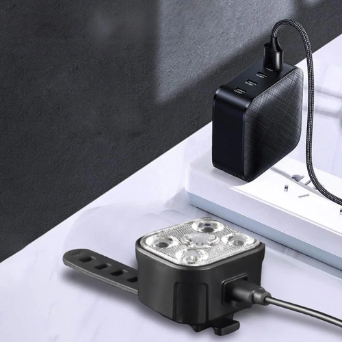 LED-Fahrradbeleuchtungsset | USB-Aufladung, Front- und Rücklicht, wasserdicht | BK-L325