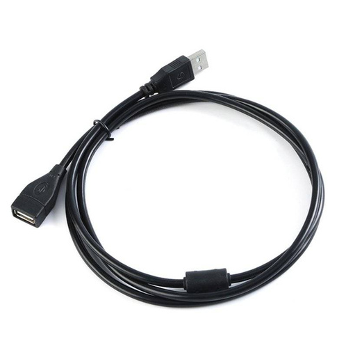 USB 3.0 Verlängerungskabel | Stecker männlich + weiblich | 2 Meter | UE3.0-2M-Schwarz