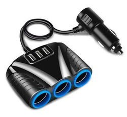 Zigarettenanzünder-Adapter | 120 W | 3 USB-Ports 3,1 A | C08
