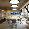 LED-Hängeleuchte 80W | Vollsechseck | Aluminium | Blendfreies CCD | Φ80x6 | LPL-003