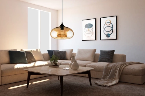 Moderne Glas-Hängelampe | Hellbraun | GB-D28-LBR