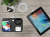 Dockingstation für Apple iPhone AirPods Watch | 15W kabelloses Ladegerät für Telefon und Kopfhörer | Reiseversion | WD-04