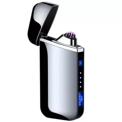 Moderne Plasma-Feuerzeug | Elektrisches Feuerzeug mit USB-Ladung | JL-319-SCHWARZ