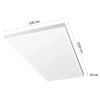 LED-Deckenpanel | Aufputz-Plafond 120x60cm | 120W, 12000lm | Weiss