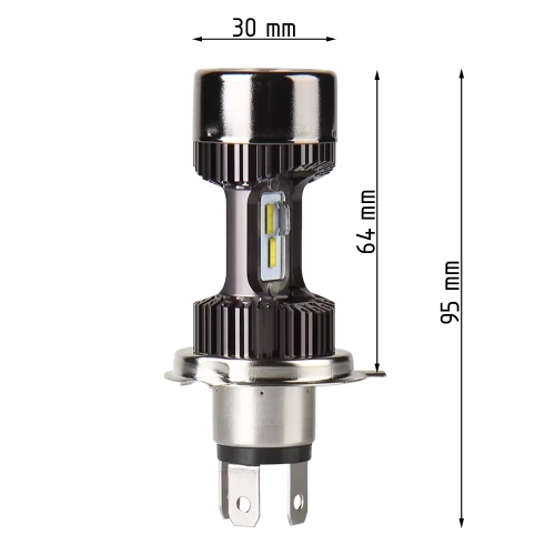 Motorrad-LED-Lampe BA20D | M8B-BA20D