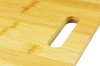 Schneidebrett aus Bambus | robuste Ausführung mit Griff | QCB-2822