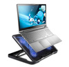 Laptop-Kühlständer 12-17" | 5 Lüfter | USB HUB | LED | C5-SCHWARZ