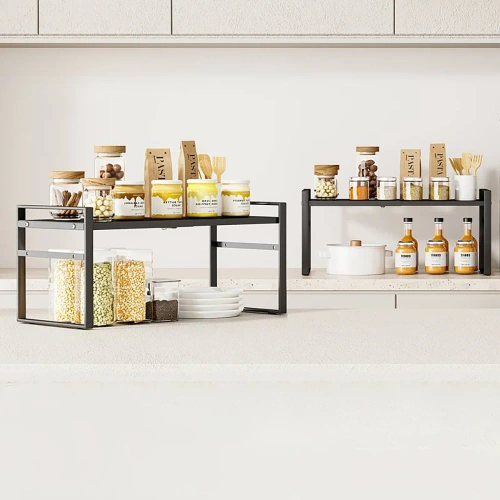 Badezimmerregal für Kosmetika | Metallständer für Küche | Gewürzregal | freistehendes Regal | MSK-L30CM-B