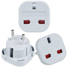 Netzadapter UK - EU/PL | weiß | AD-EU96