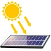 LD-296LED-BLACK Solarlampe