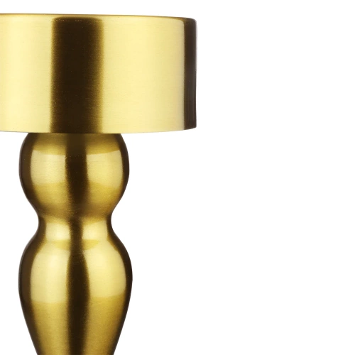 LED-Tischleuchte mit integriertem Akku | Nachttischleuchte mit drei Lichtfarben | Stimmungslicht für Hotel, Restaurant | gold | HJA10-A-GOLD