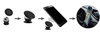 Magnetischer Aluminiumhalter für Telefon / Tablet / Navigation | M047-Schwarz