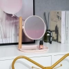 Kosmetikspiegel | Vergrößerungsspiegel, drehbar | rosa | STM-036-PINK