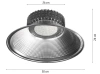 Industrielampe | Lagerstrahler | LED | BK-HB200W-S