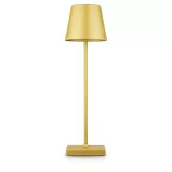 Tischlampe mit eingebautem Akku | Berührungsempfindliche Nachttischlampe | HJA28-GOLD-1
