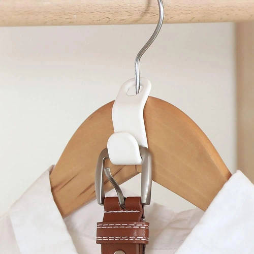 Kleiderhaken | Schrank-Organizer | Haken für Kleiderbügel | weiß | YJ-S10-WHITE