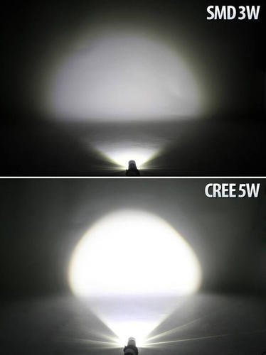 LED-Autolampe BA15S 5W CREE + 12 SMD 5630