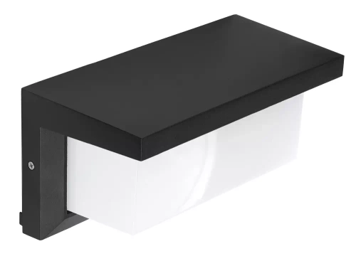 Gartenlampe, Außenwandleuchte mit LED | Integrierter Bewegungs- und Dämmerungssensor | 12W, 1200lm, IP65 | TYD-S18W-B
