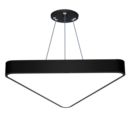 Deckenpendelleuchte LED 40W | Voll dreieckig | Aluminium | Blendfreies CCD | Φ60x6 | LPL-007