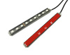 RGB-LED Innenbeleuchtung Auto | Ambientebeleuchtung Auto Atmosphäre Licht | Wasserdicht | Strip mit Zigarettenanzünder | 4x LED-Streifen 9 LEDs 5050 | IR-Fernbedienung