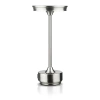 Tischlampe mit eingebautem Akku | Nachtlicht mit drei Leuchtfarben | Stimmungsvolle Lampe für Hotel, Restaurant | HJA30-SILVER