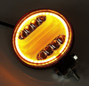 Runde Arbeitsleuchte 126W DUAL LED - weiß und orange | WL10-45-126W
