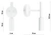 Wandleuchte | Verstellbarer Strahler | YG-W007-W