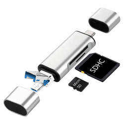 Speicherkartenleser | SD, microSD | USB, micro USB, USB Typ C, USB OTG | CR-004