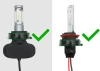 Adapter zur Befestigung von LED-Lampen oder HID-Lampen | VW Polo, Tiguan, Touran, Skoda Octavia | TK-108